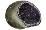 Top Quality, Amethyst Geode with Calcite Crystals - Uruguay #140531-3